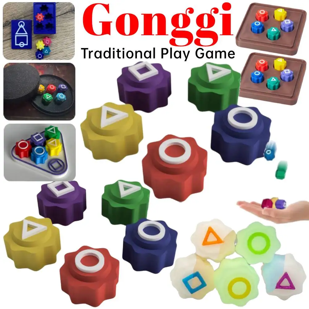 Gonggi Korean Game Finger Exercise Stone Catching Party Game Stress Relief Gonggi Korean Traditional Play Game for Family Friend