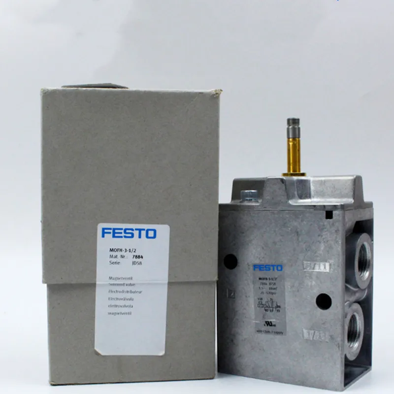 

FESTO Pneumatic solenoid valve MOFH-3-1/2 7884 MOFH-3-1/4 7876 MOFH-3-1/8 7877 MOFH-3-3/4 11969 4543 MOFH-3-M5