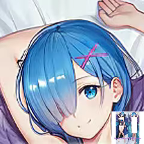 Anime Dakimakura Pillow Re Zero Rem 2-Side Print Pillowcase Hugging Body Cushion Cover Otaku Waifuristmas Decoration 2023