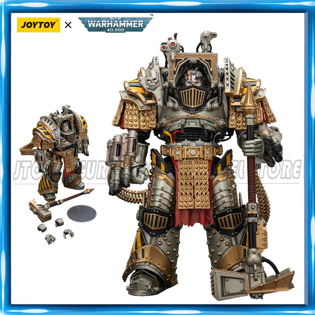 

[Предзаказ] JOYTOY Warhammer40K 1/18 Фигурка Железные воины Perturabo, Primarch of the lVth Legion фигурки игрушки