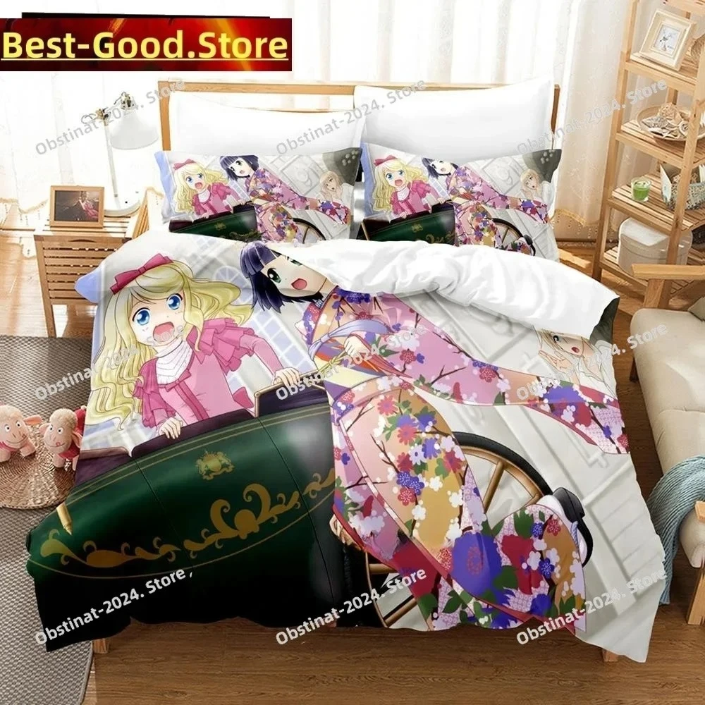 

3D Anime Croisée In A Foreign Labyrinth Bedding Set Printed Comforter Quilt Duvet Cover Pillow Case 3 Pieces Set Kids Adult Size