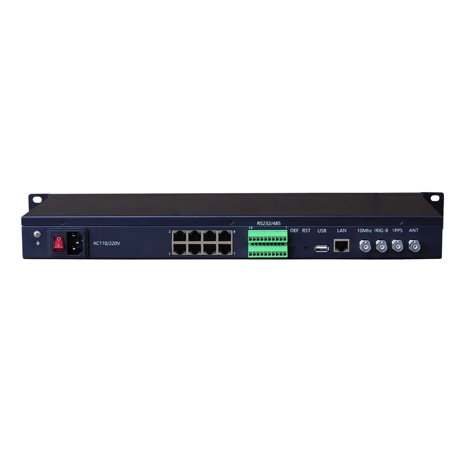 

NEW Network Time Server for Beidou Dual Module GPS PTP Clock NTP Server IEEE1588 (30m Antenna + 6 Network Port)