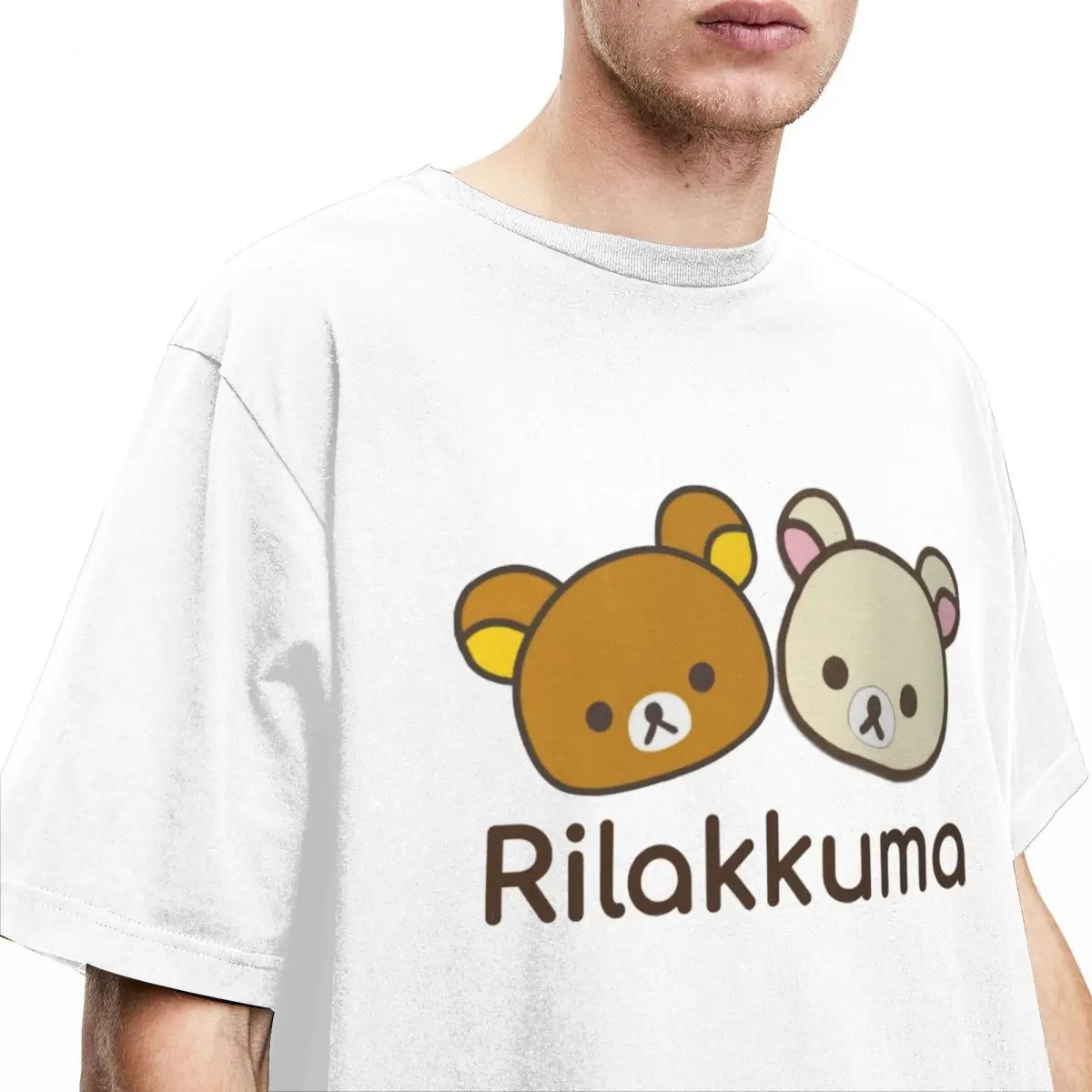 Fun Rilakkuma And Korilakkuma T Shirt Men Women 100% Cotton Tee Shirt Graphic Clothing