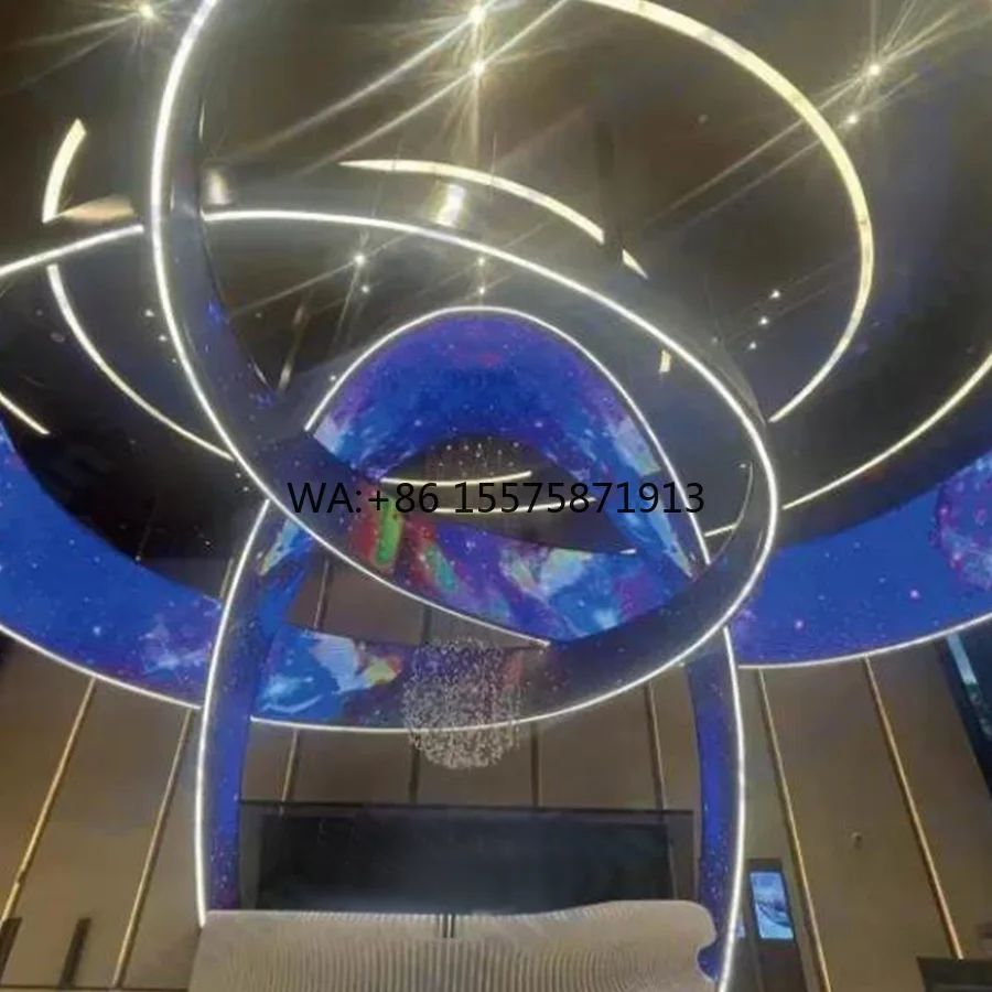 Commercial High Brightness LED Disp y Board Customized Size Creative  LED Screen With 1 Years Guarantee China P25 LED