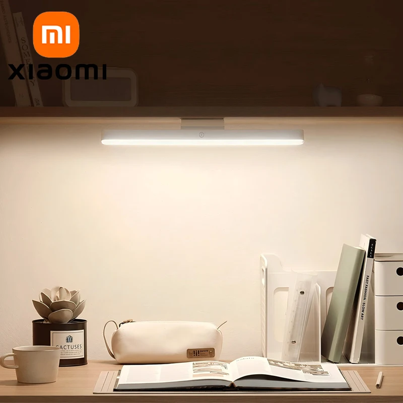 

XIAOMI MIJIA Magnetic Reading Lamp 36 cm,Ra90 High CRI,RG0 Blue‑Light Exempt,2000 mAh Battery,Adjustable Angle,USB‑C For Bedroom