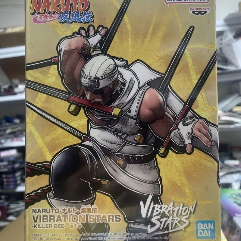 بانداي بانبريستو ناروتو الاهتزاز نجوم القاتل النحل الطرفية الحلي أنيمي الشكل الديكور نموذج هدايا الأطفال لعبة Pixiv
