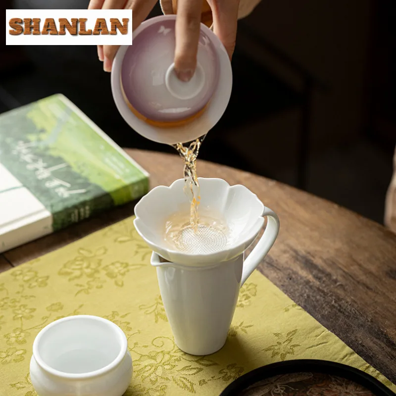 Flower-shaped Tea Separator Infusor Antique Leaf Strainer Tea Strainer Dispenser Tea Maker Tea Filter Chinese Tea Set Collection