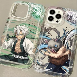 Anime Demon Slayer Clear Phone Case for Samsung Galaxy A15 A55 A05 A05S A14 A24 A13 A23 A73 A12 A22 A32 A52 A52S A72 A31 A51 A71