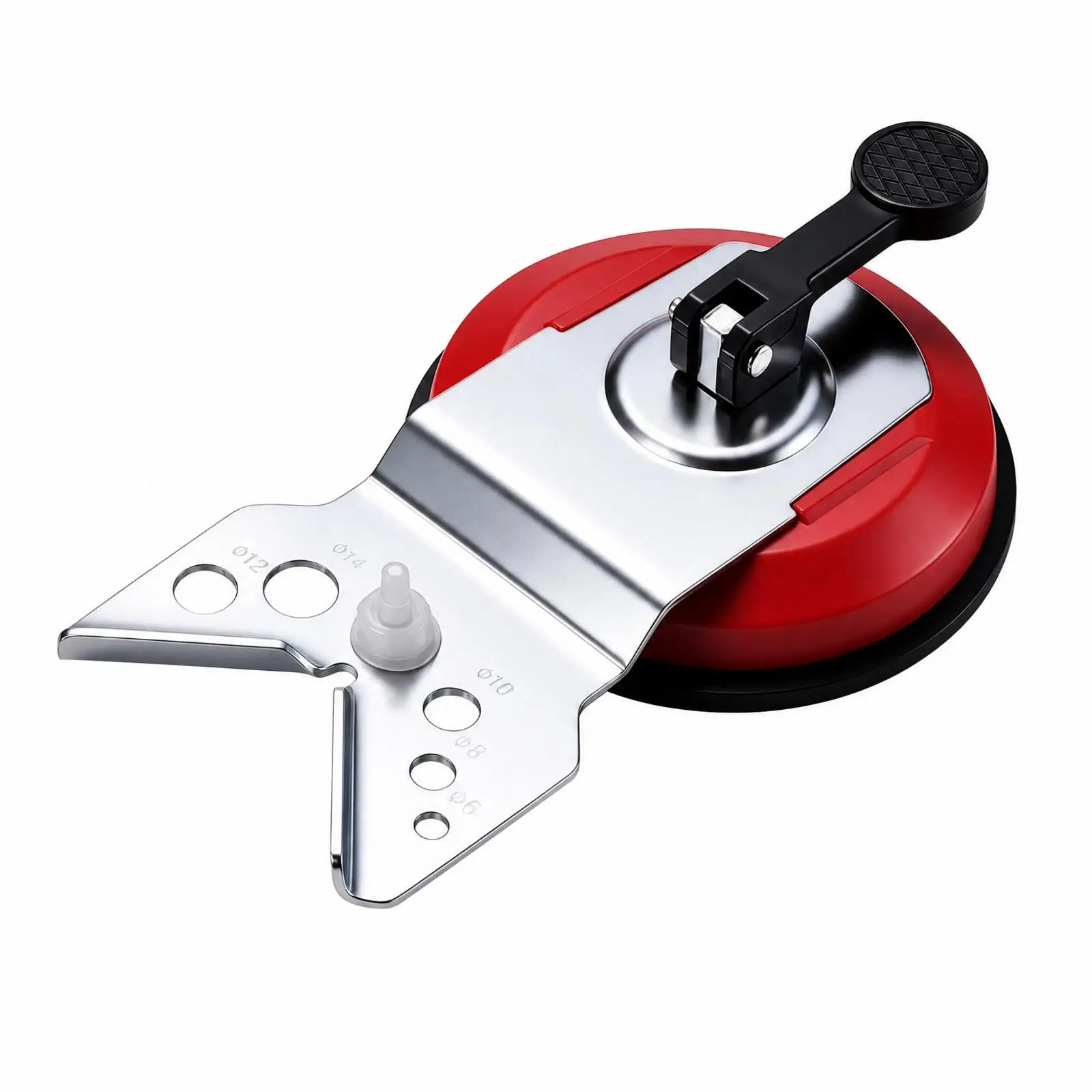 Tile Hole-Positioning Guide Ceramic Tile Drill Guide with Positioning Plate All-Around Tool for DIY Renovators, Plumbers