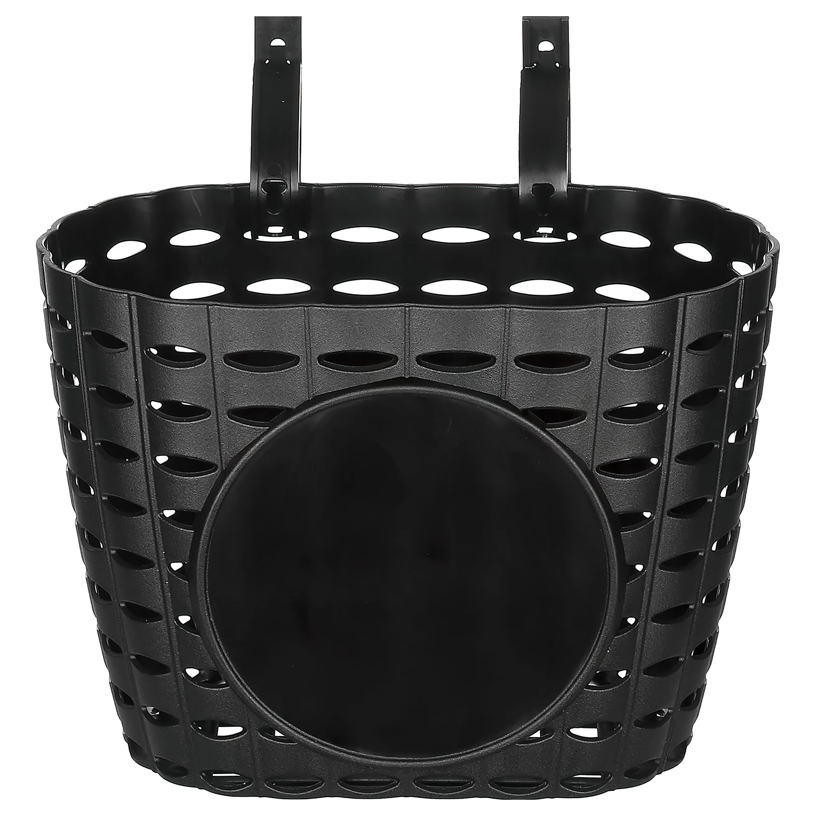 

1pc Plastic Children Basket Detachable Bike Storage Basket for Kids Bike(Black) bike basket plastic bike basket