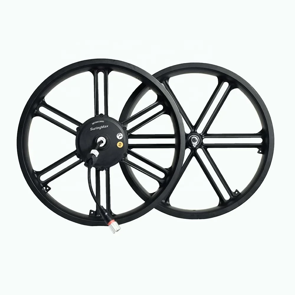 20 inch fat tyre snow front rear rims set magnesium alloy wheel hub motor in wheel electric motor