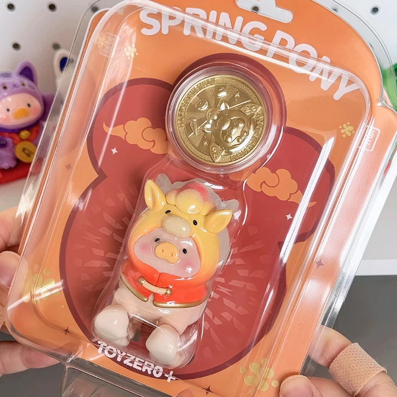 

Lulu The Piggy Series Horse Arrives In Spring Kawaii Anime Action Figure Desktop Ornament Model Trendy Toys Decor Gifts In Stock