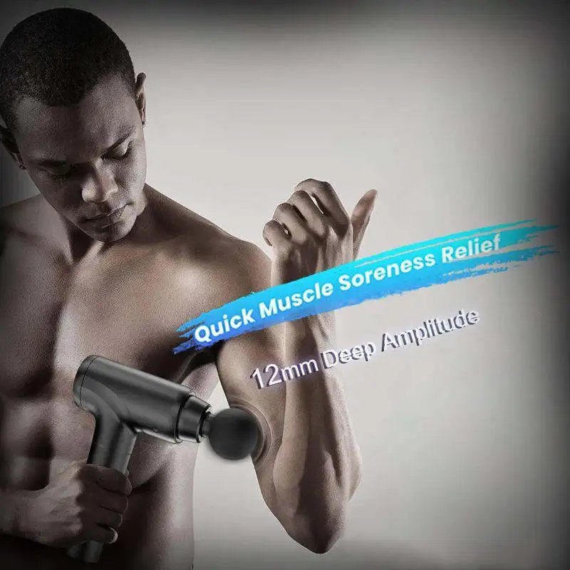 High-Power 10-Head Electric Mute Massage Gun Body Care Hammer For Neck Hand & Cervical Membrane Relief