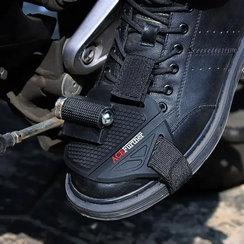 Motorrad zubehör Shift Pad Gear Schuhe Schutz Motorrad Zahnräder Shifter Männer wasserdichten Schutz Motocross Stiefel Abdeckung