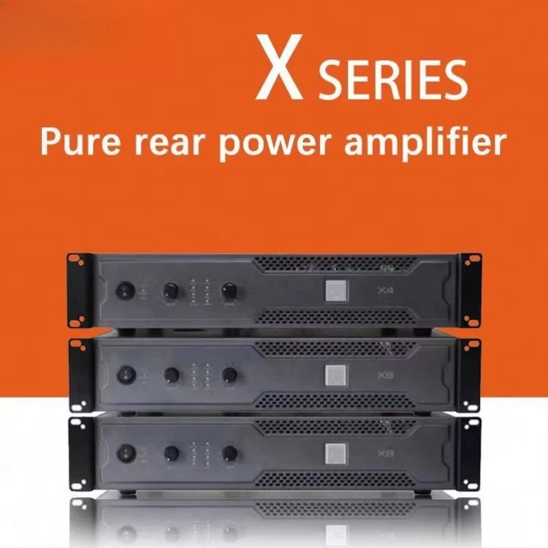 X Series 3 Kind Different Watt 2 Channels Professional Pure Rear Power Amplifier High Power All Kind of Activities