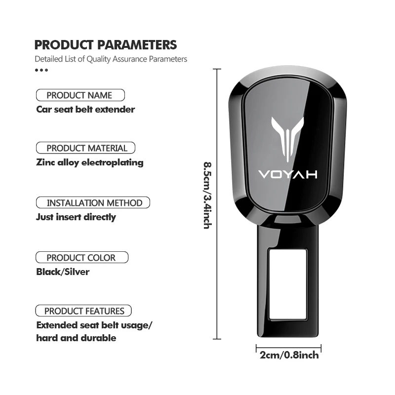 مقعد السيارة حزام تمديد المكونات مشبك كليب قابل للتعديل موسع ل فوياه الحرة الحالم Zhuiguang H53 2021 2022 2023 #6