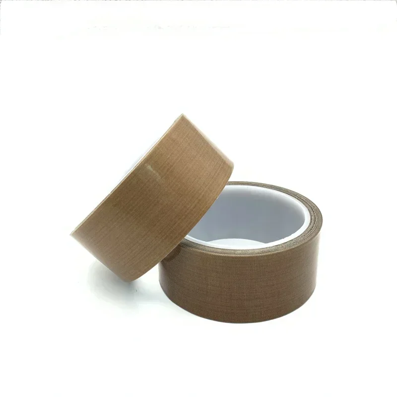 PTFE Adhesive Cloth 10 13 15 20 25 30 35 40 50 mm x 0.13mm Insulated Vacuum Sealing Machine High Temperature Resistant PTFE Tape