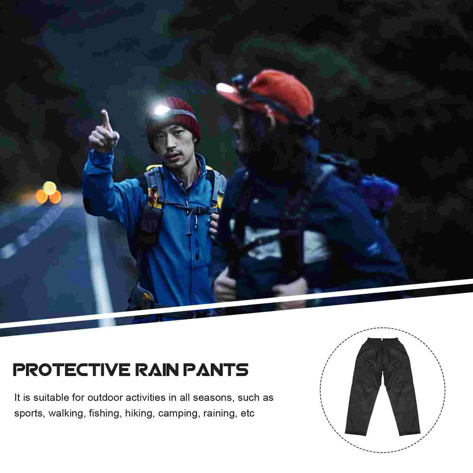 Double Layer Rain Pants Trustworthy Water Proof Wear-resistant Gear Nylon Waterproof Professional