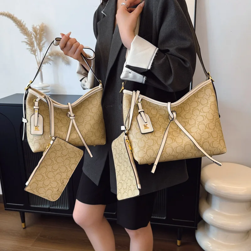 حقيبة يد جلدية ناعمة جديدة متعددة الاستخدامات - حقيبة سفر نسائية كورية أنيقة، كتف واسع ونمط كروس #4