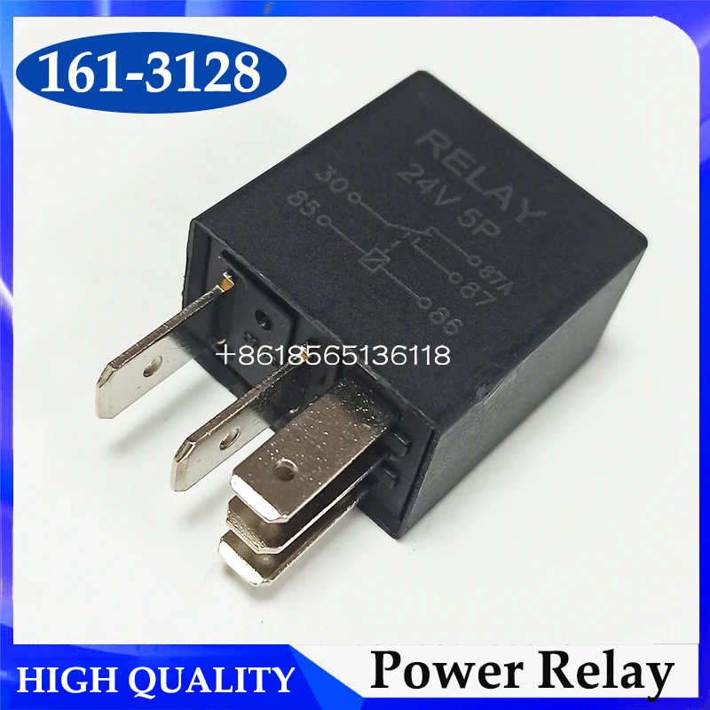 

140-9378 12VDC 161-3128 24VDC 5pin Electromagnetic Power Relay for E307D 308D 311 312C 312D 312D2 313B 314 315C 318C 318D