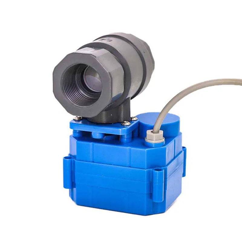 upvc-motorized-ball-valve-2-way-dn20-electric-actuated-24v-220v-ac-dc-manual-override-for-water-drainage