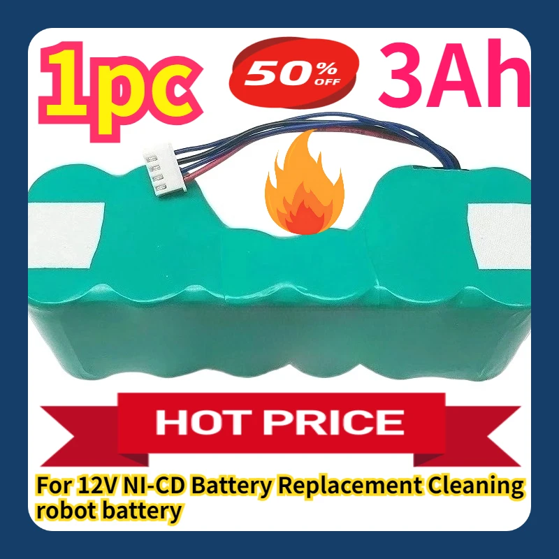 For 12V NI-MH Battery Replacement Cleaning robot battery
