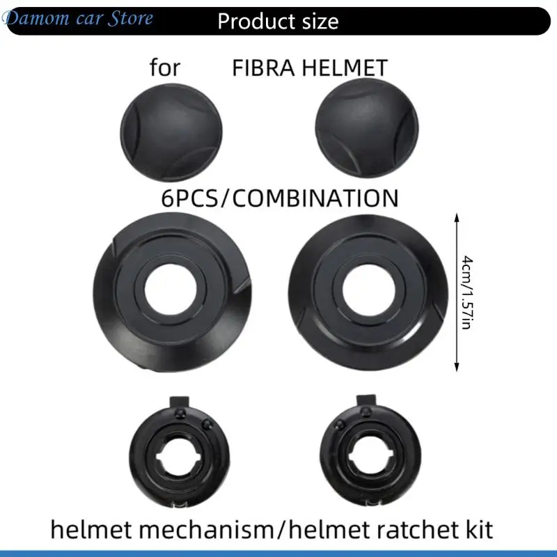 A2UC 6 piezas Casco resistente a intemperie Montas Visoradas ajuste ergonómico para motociclistas larga distancia