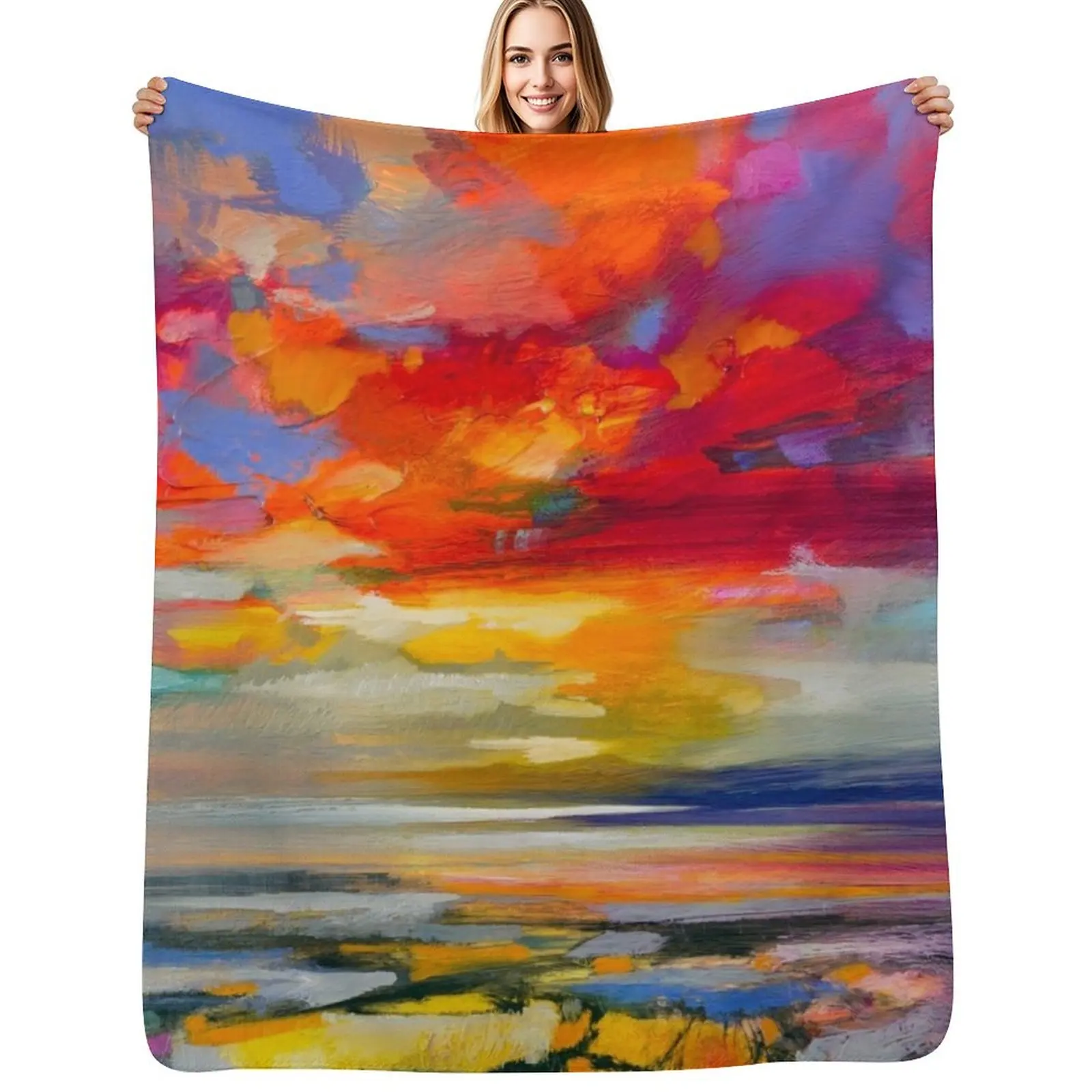 

Vivid Light 2 Throw Blanket Decorative Sofa Sleeping Bag cosplay anime Blankets For Baby Blankets