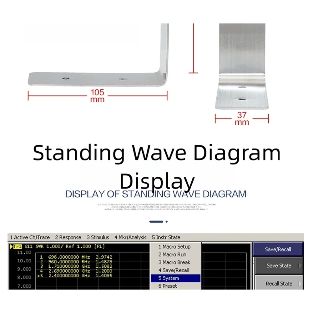 L'armadio per antenna impermeabile da 2,4 GHz/433 MHz supporta GSM, GPRS, WiFi, 4G e connettore di frequenza 433 MHz PER SMA, tipo N, TNC, BNC