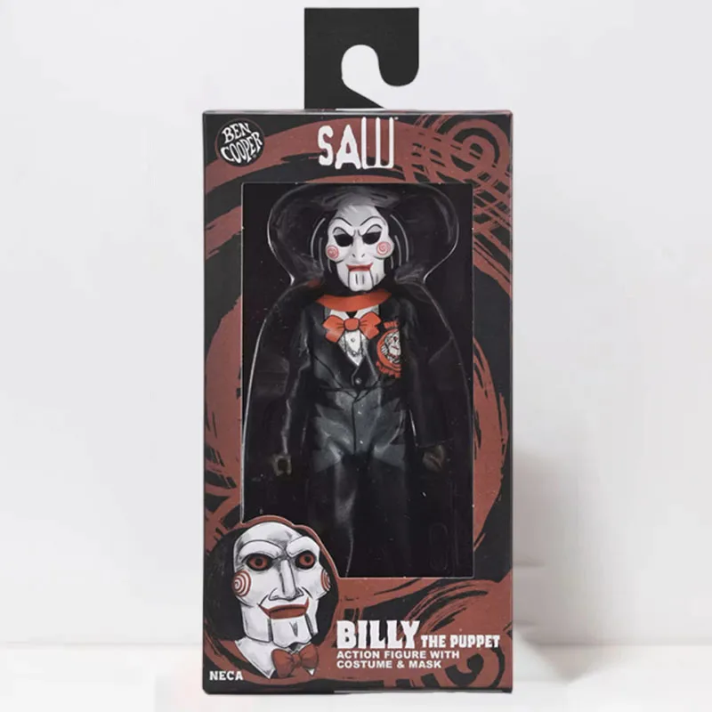 

NECA 60658 Saw Figure Jigsaw Billy Action Figuras Anime GK Statue Manga Figurine Toys Model Ornament Halloween Gift for Kids