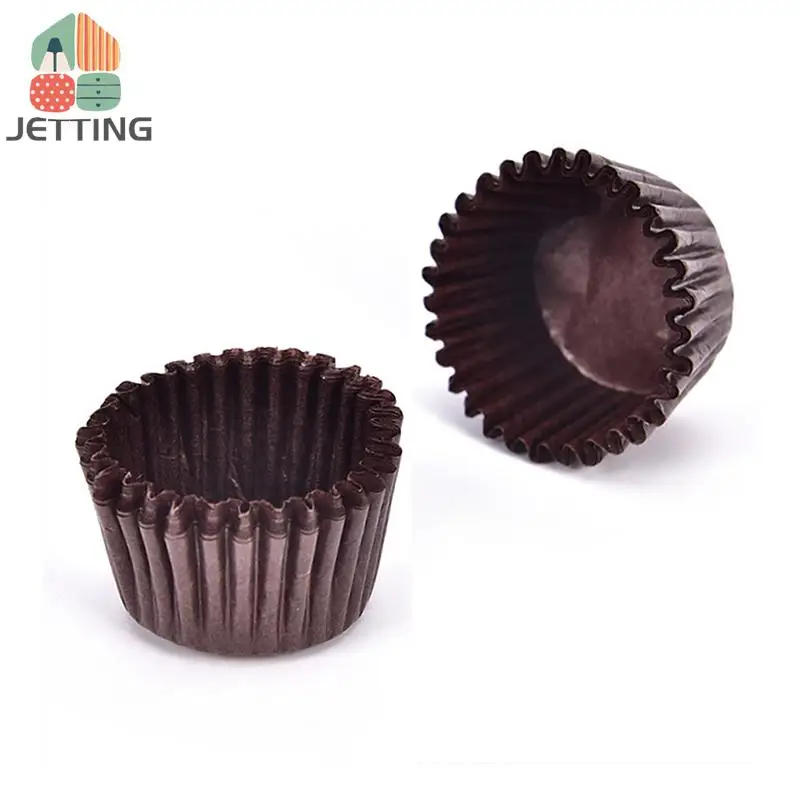 500 قطعة/الوحدة صغيرة الشوكولاته ورقة Liners الخبز الكعك كعكة كب كيك الحالات بلون 2x2 سنتيمتر بالجملة #3