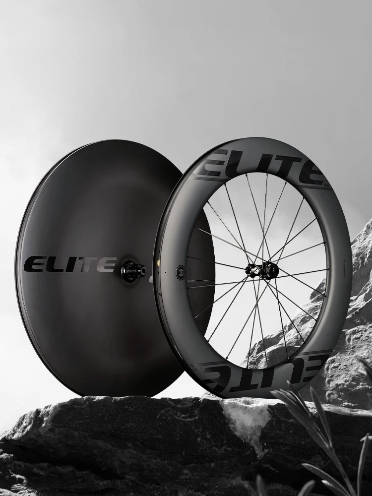 AliExpress ELITEWHEELS Triathlon Wheel Time Trials Disc Wheels Aero Modle Carbon  Disc Wheel Tubeless Clincher For  Triathlon bike TT-Wing