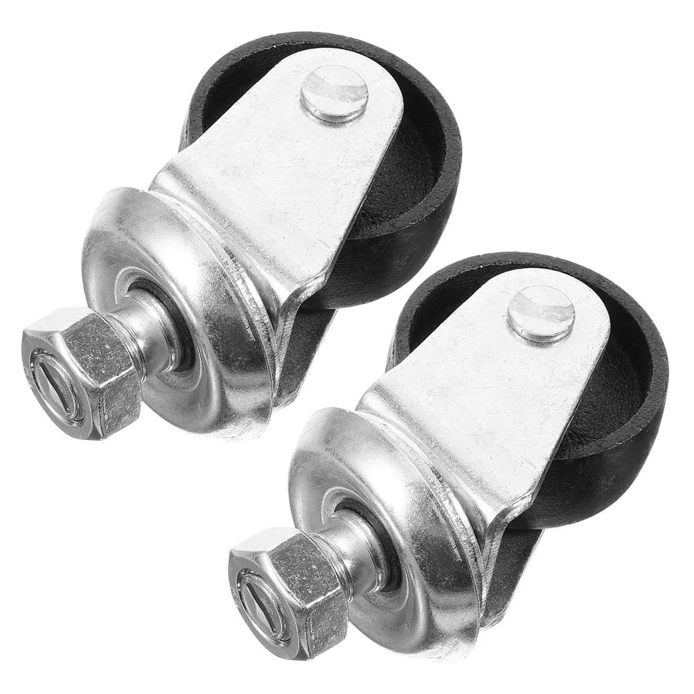 

2pcs Hydraulic Horizontal Jack Caster Wheels Durable Reliable Easy Installation Garage Floor Accessories Car Supplies