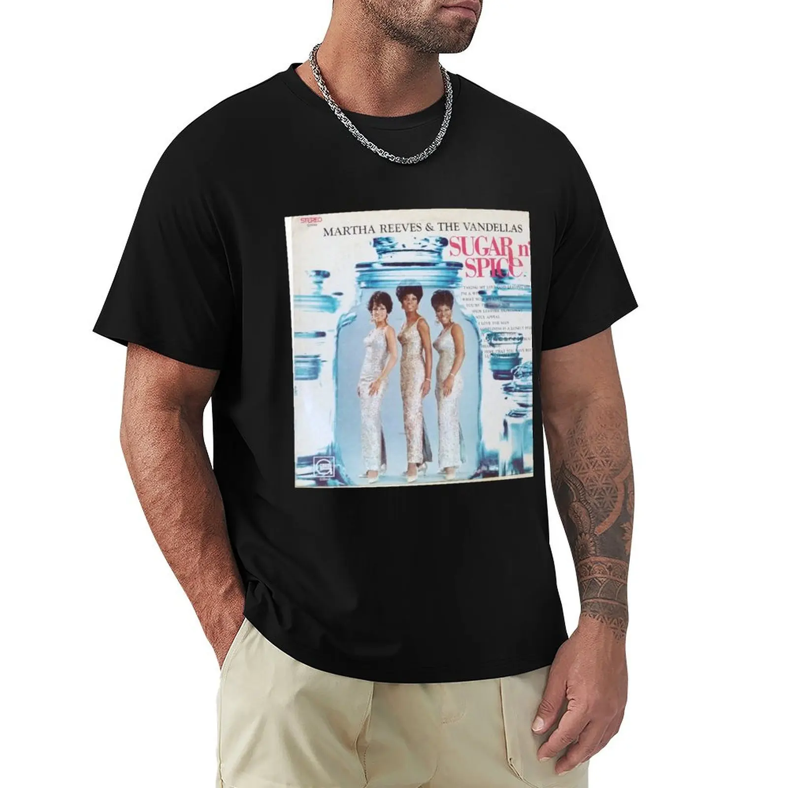 Martha Reeves & The Vandellas ?– Camiseta Sugar 'n' Spice sin planchar, informal, de manga corta