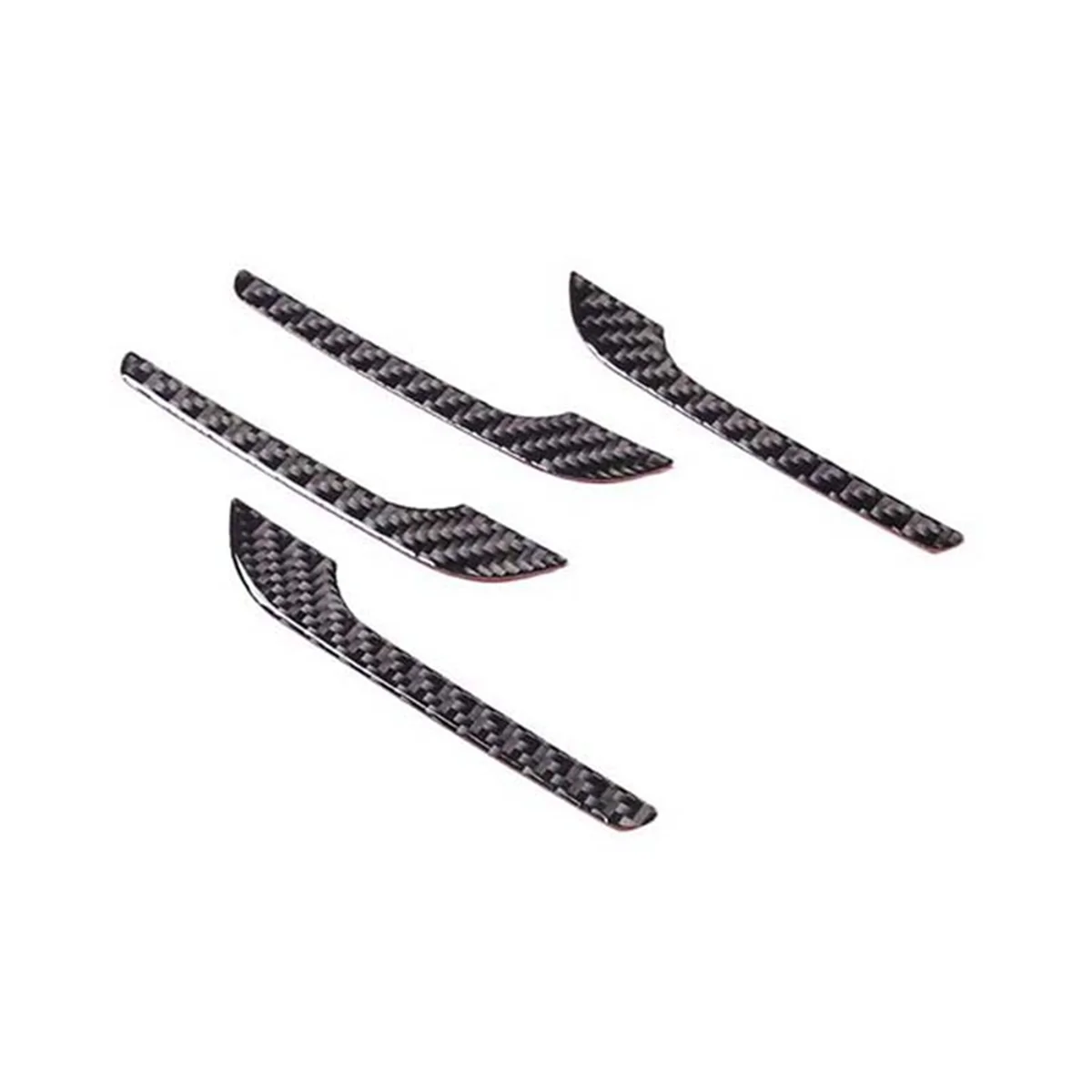 Clássico para mercedes-benz c-class w206 2022 2023 fibra de carbono macio maçaneta da porta interna do carro capa guarnição acessórios interiores