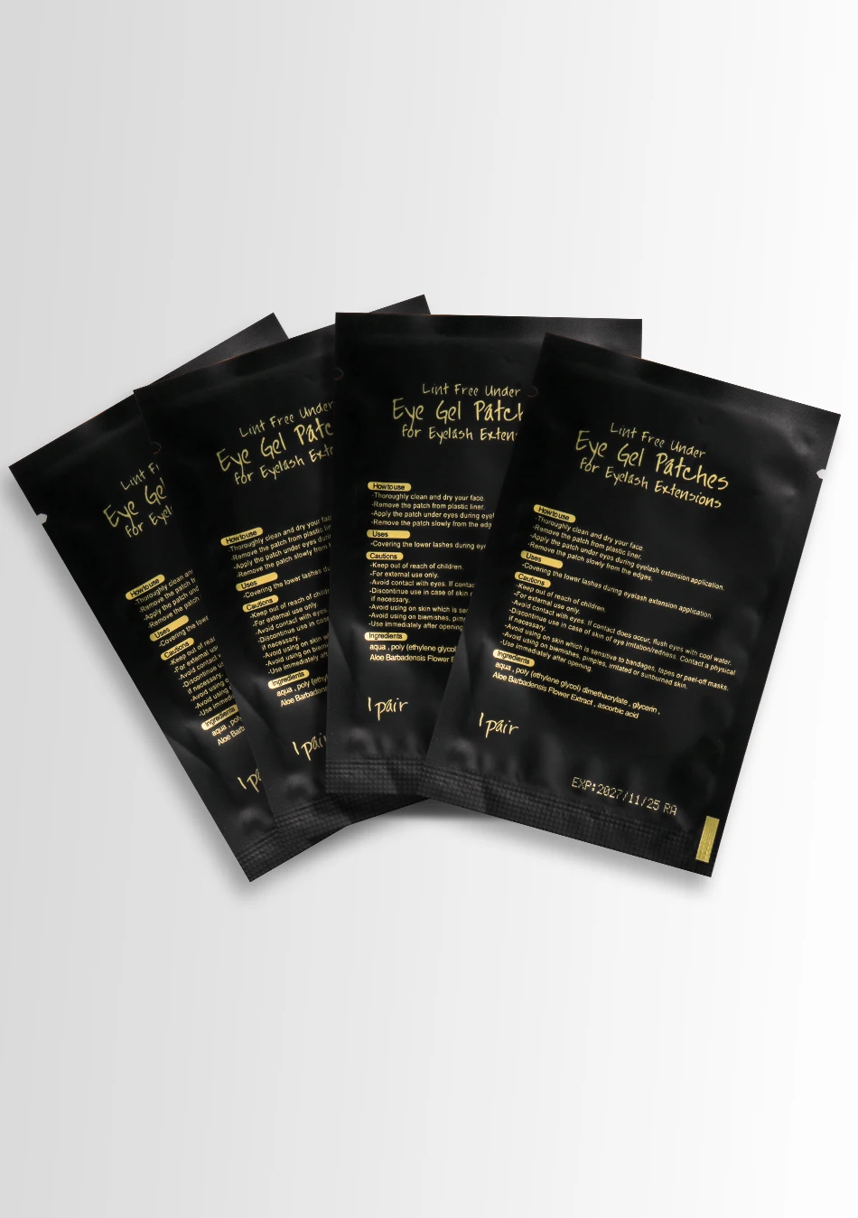 100 % Hindernis von UV-Licht, schwarze Pads für Wimpernverlängerung, Augenschutz, professionelle Make-up-Tools, 50 Paar – Detail 7