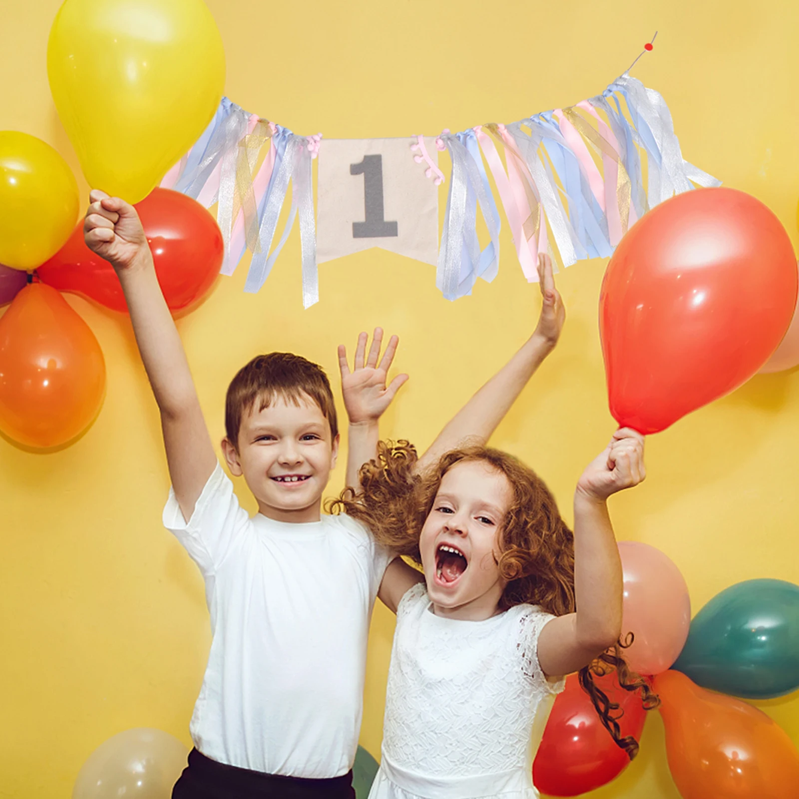 

Decoration Flag Baby'S 1St Birthday Strip Banner Birthday Bunting Set Themed Party Supplies Hanging Cloth Banner For Kids Party