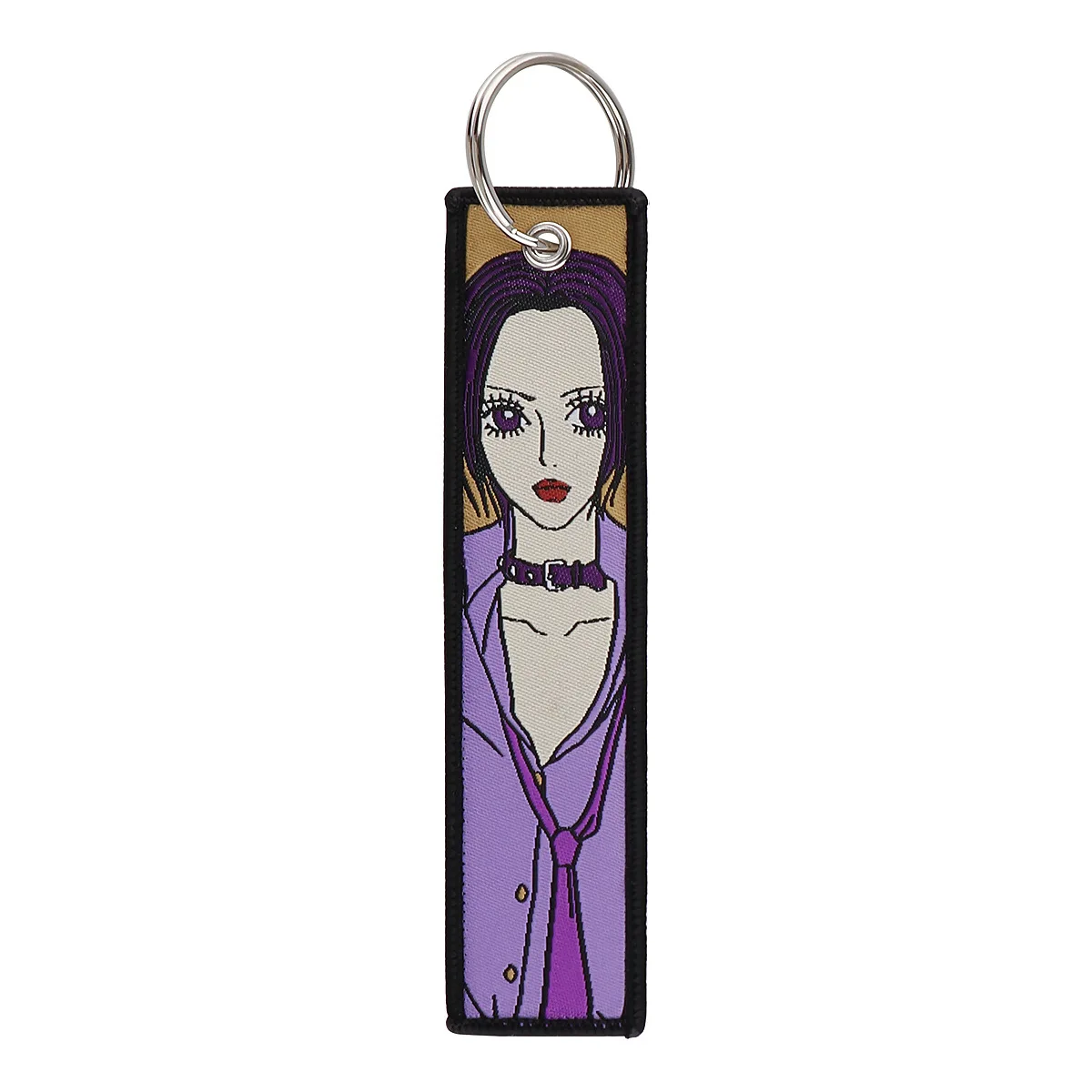 Anime bestickter Schlüssel JET Tag Schlüsselanhänger Cartoon Schlüsselanhänger Auto Motorräder Schlüssel Schlüsselanhänger Halter Schmuck Geschenke Anhänger Zubehör