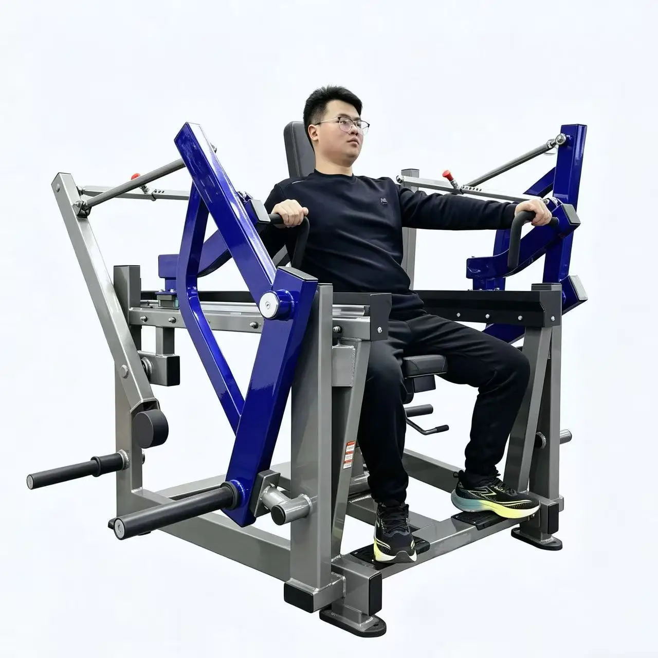 2025 Steel Independently Developed Innovative Professional On-board Smith Machine Bench Press Safety Commercial Use Arms Back
