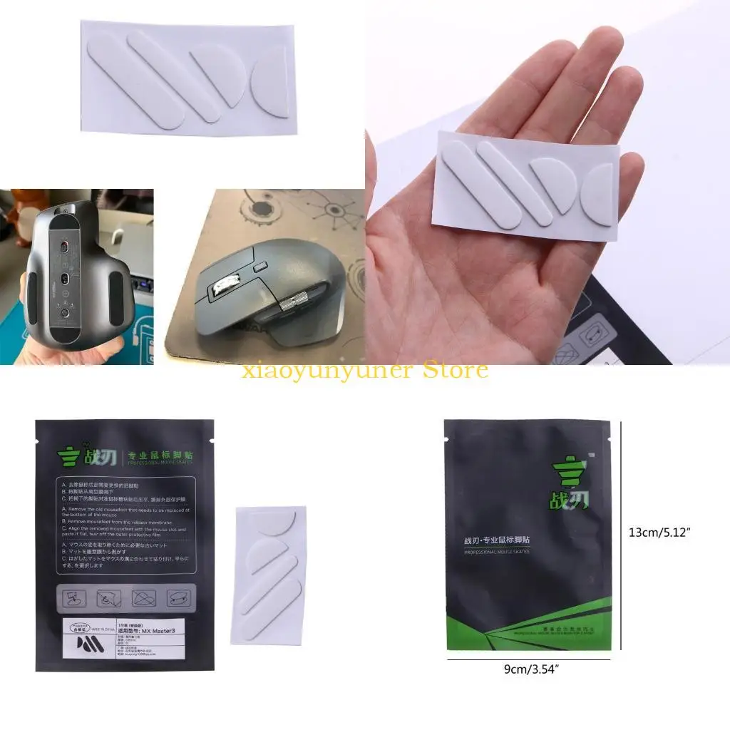 

P9JB 1Pack Mouse Skates for MX 3 Mice Feet Pad Replacement Feet