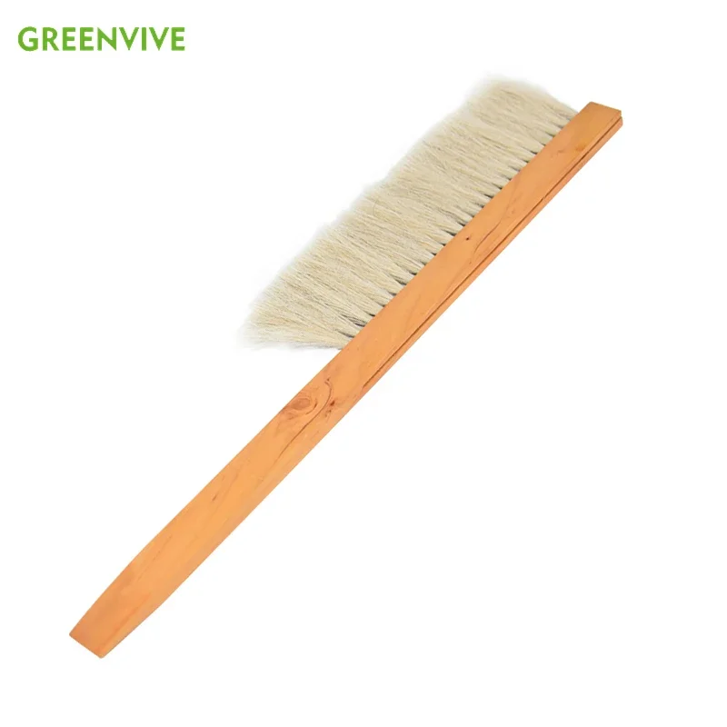 

Beehive Cleaning Brush Wooden Handle Bee Sweep Brushes Beekeeping Tools Single Row Bristles Bee Brush Beekeeper Equipmen