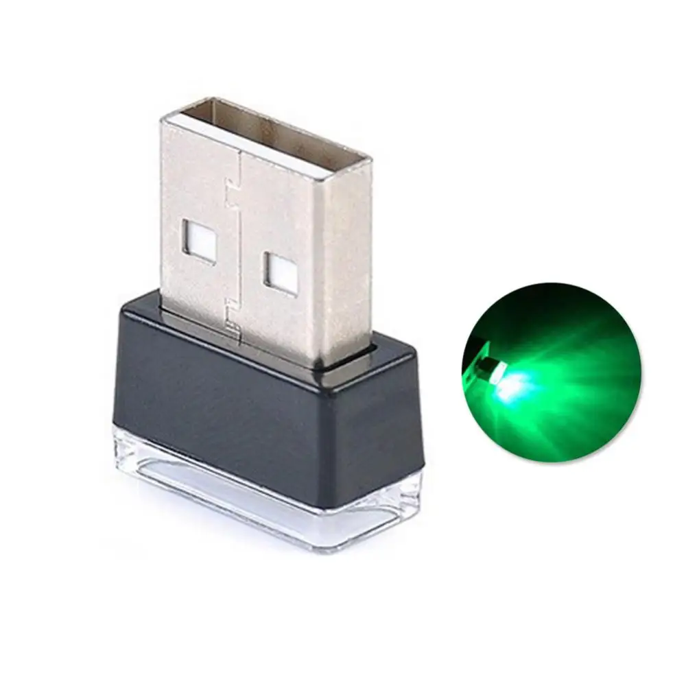 Портативный USB светодиодный интерьер автомобиля, атмосфера, ночник, декоративная лампа