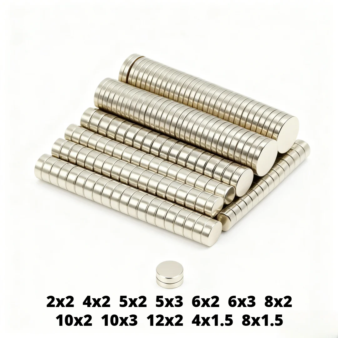 Super Strong Magnet N35 Round Magnetic NdFeB Powerful Neodymium Magnet Disc imanes Refrigerator Magnets ﻿ 6X3 5X2 10X2 10X3MM