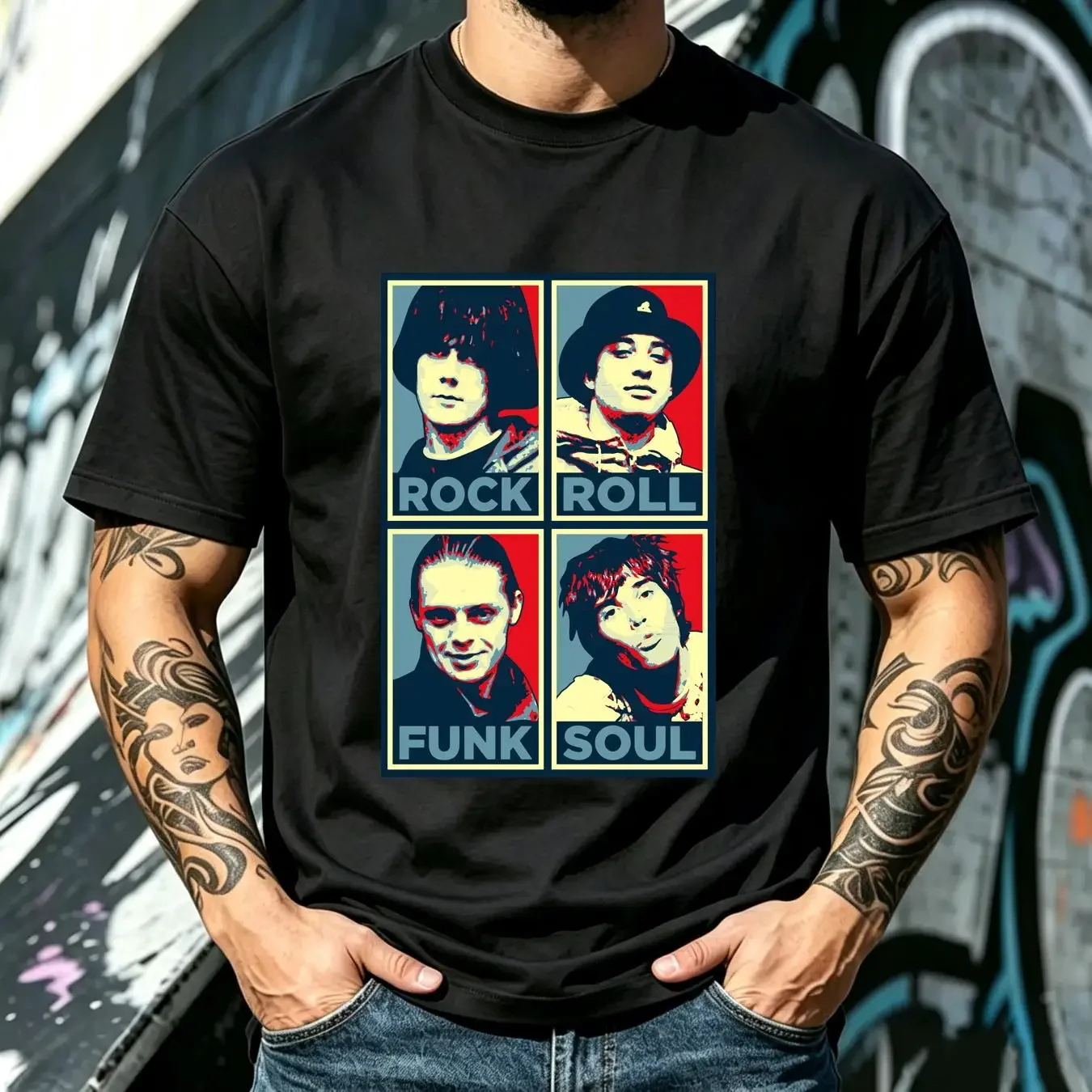 washed T Shirt The Stone Roses Rock Roll Funk Soul White Cotton KT95433 long or short sleeves vintage Washed Stylish Breathable