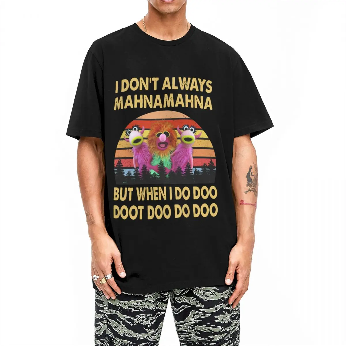 I Don\'t Always Mahna The Muppet Show T-Shirts Men Women Pure Cotton Tee Shirt Crew Neck Short Sleeve T Shirts Gift Idea Tops