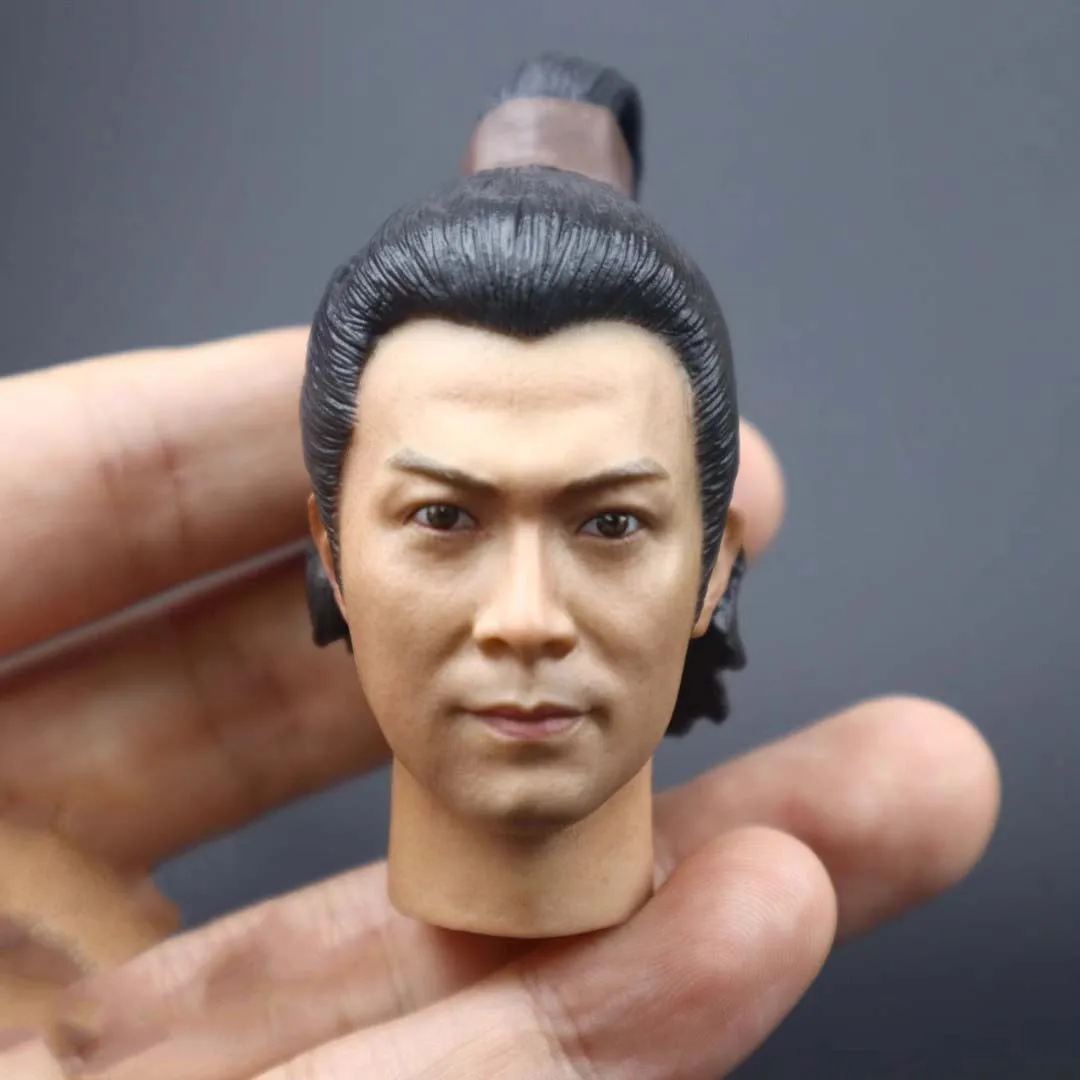 1/6 Scale Chinese Ancient Song Dynasty Head Played Chiu Man-Cheuk Yue Fei Guo Jing Head Sculpt for 12in Action Figure Body Toys