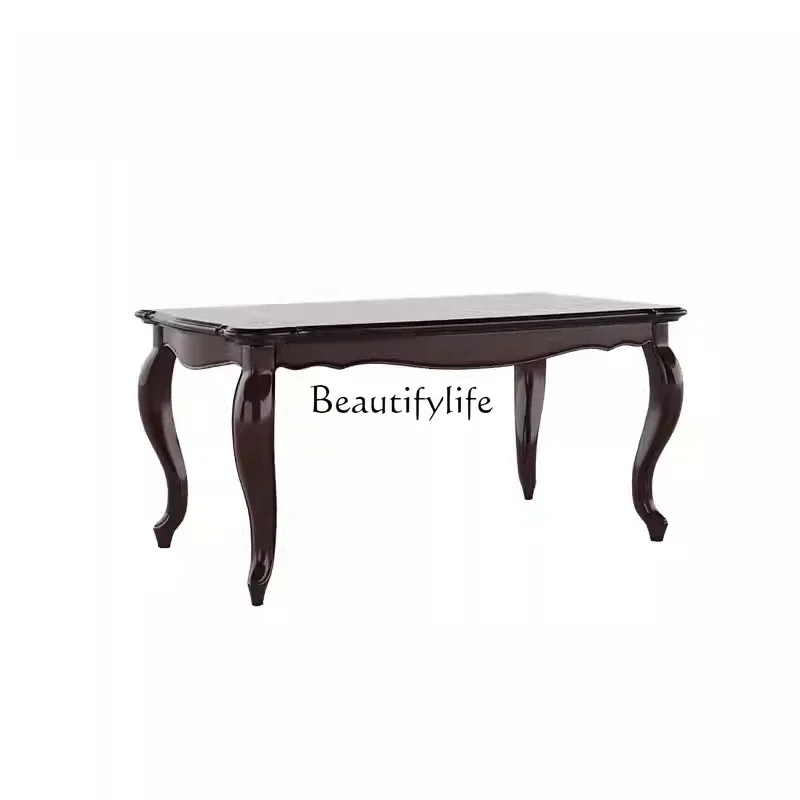 

ld 30North American Cherry Wood American All Solid Wood Dining Table Classic Retro Long Dining Table Luxury High-end American