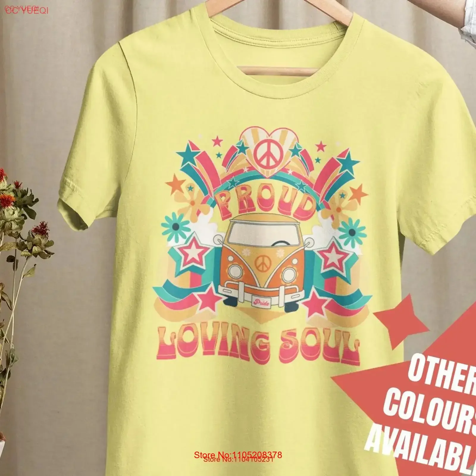 LGBT للجنسين ريترو برايد فخور الحب الروح تي موكب قميص الصيف هدية الستينيات Softstyle عطلة خمر غسلها عادية مريحة #1