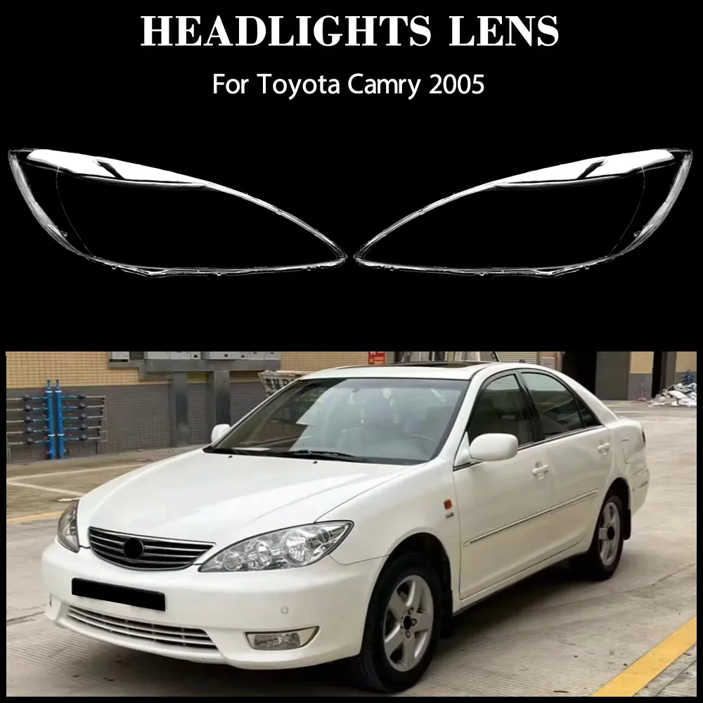 

For Toyota Camry 2005 Headlamp Cover Transparent Shade Lamp Headlight Shell Lens Plexiglass Mask Lens Auto Replacement Parts
