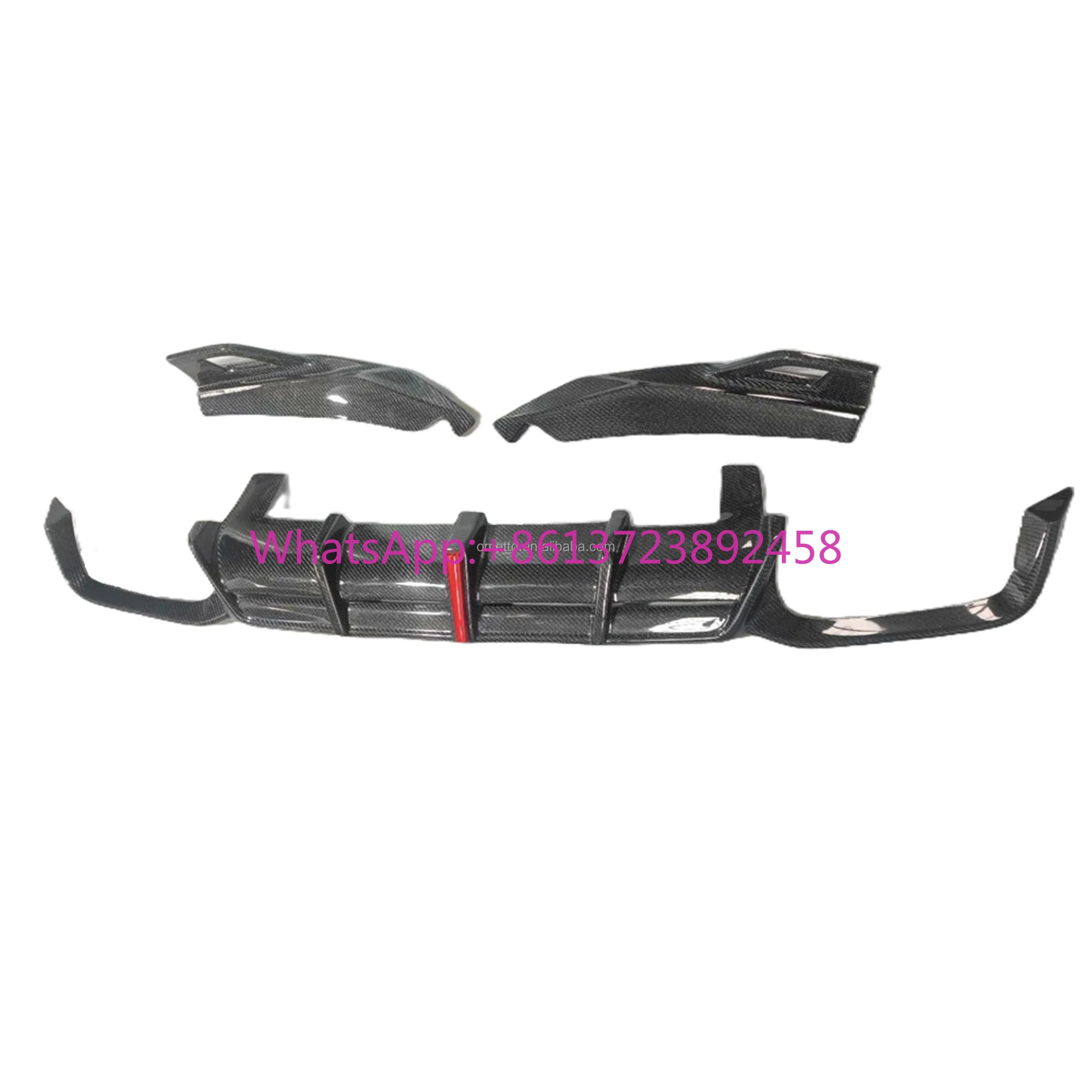 

Factory Sales X4M F98 Carbon Fiber Rear Diffuser With Light for BMW G01 G02 X3M F97 X4M F98 Carbon Fiber Rear Lip Body Kit 2019+